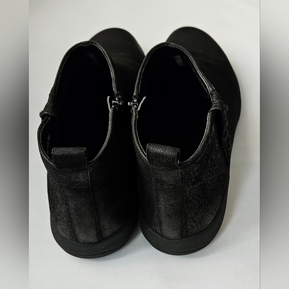 Abeo Erie Nuback Black Ankle Boots Size 10 - Picture 4 of 12